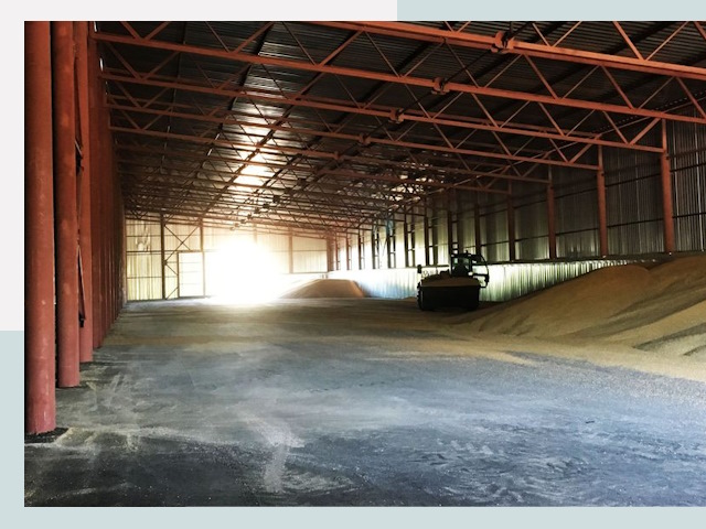 Строительство зернохранилищ в Копейске