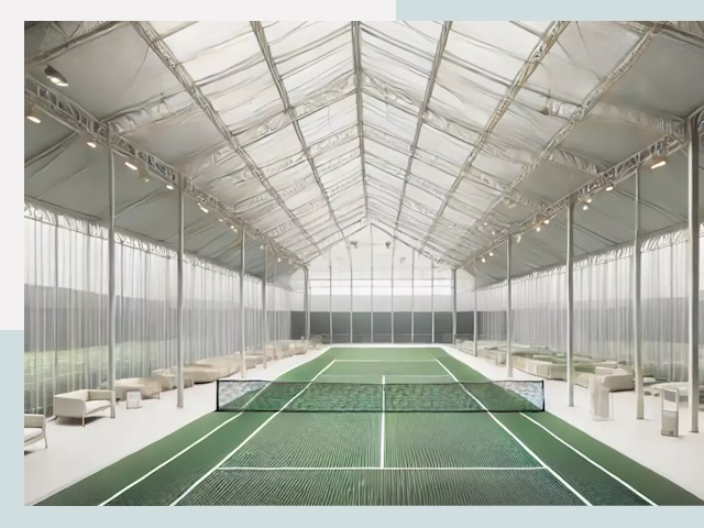 Строительство теннисных кортов в Копейске