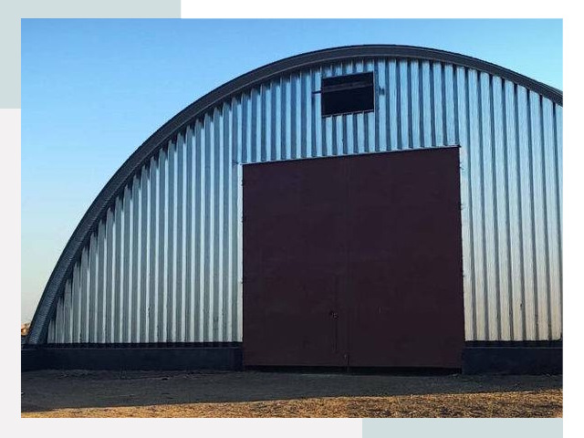 Бескаркасные ангары в Копейске