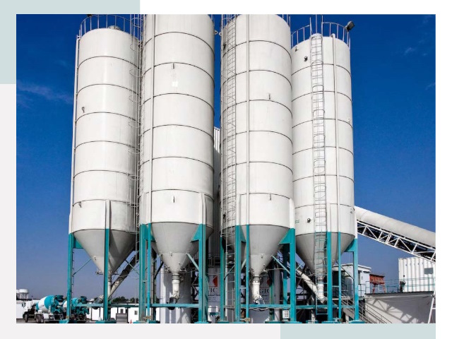 Строительство цементных силосов в Копейске