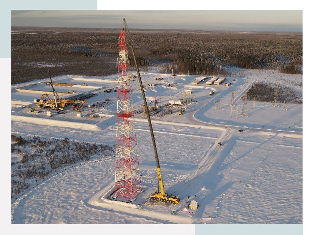 Мачты связи в Копейске