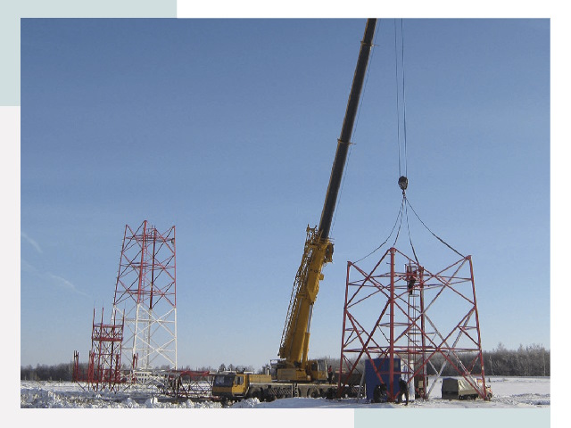 Монтаж вышек связи в Копейске