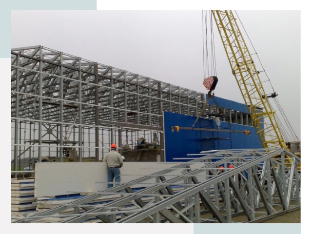 Монтаж ангаров в Копейске